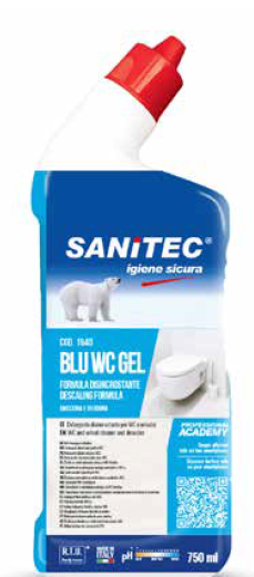 BLU WC DISINCROSTANTE GEL fl.750ml.ITALCHIMICA