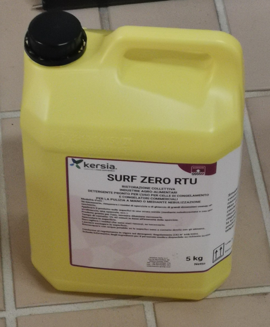 SURF ZERO RTU tanica 5 kg. – DETERGENTE PER CELLE DI CONGELAMENTO